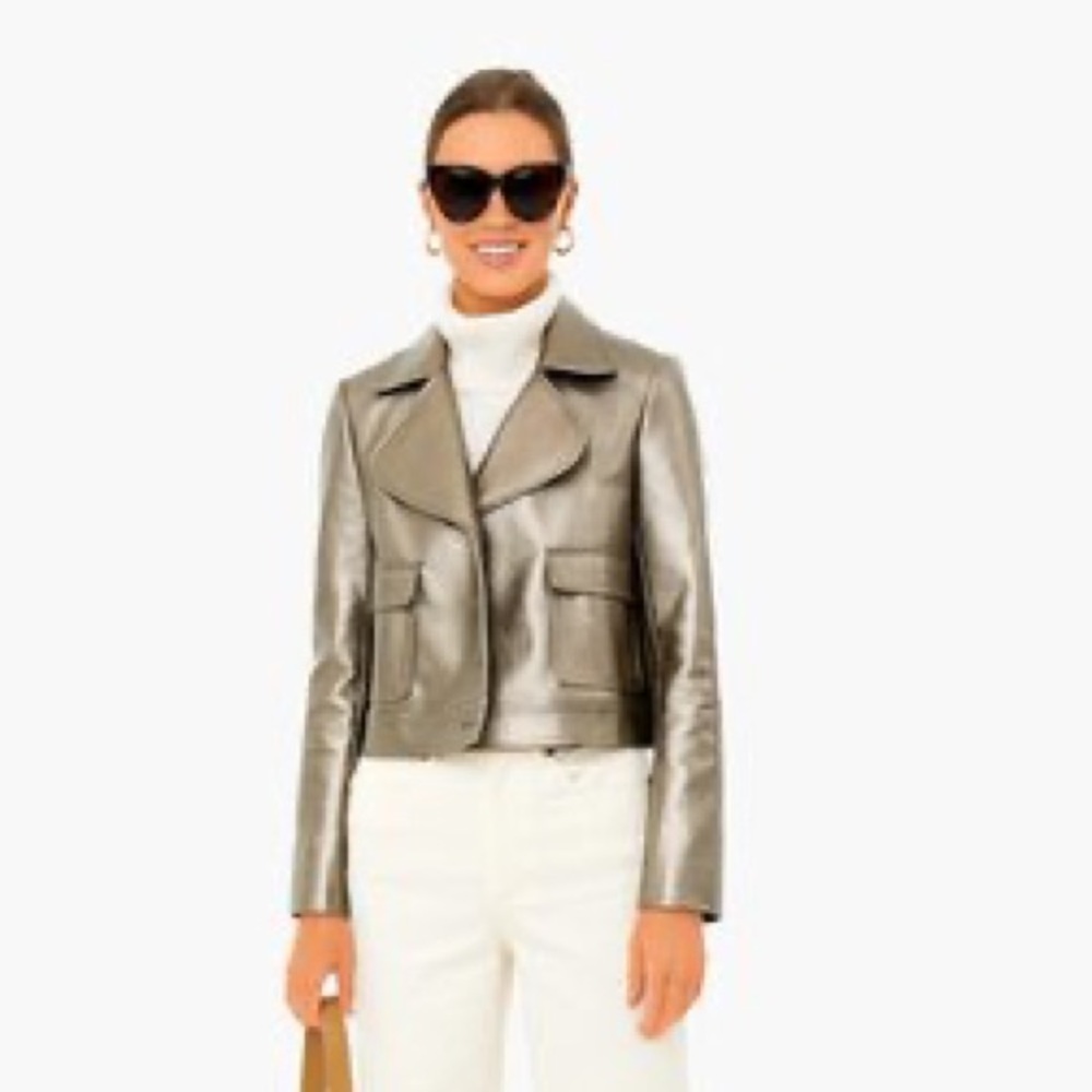 Tuckernuck Gold Metallic Blazer